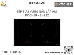 Bếp từ 2 vùng nấu Kocher DI-222 - Nhập khẩu Malaysia